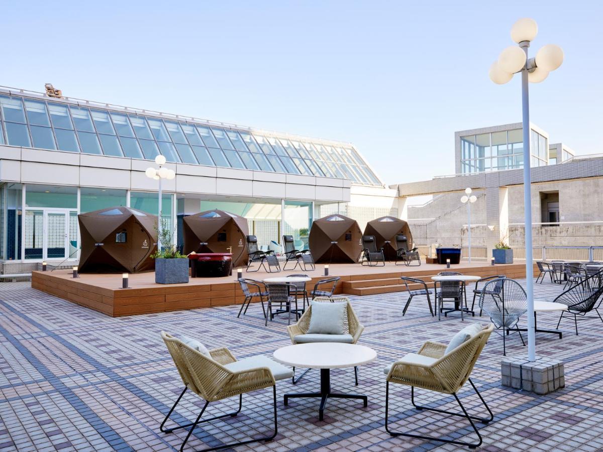 岐阜长良川都酒店 外观 照片 The rooftop lounge